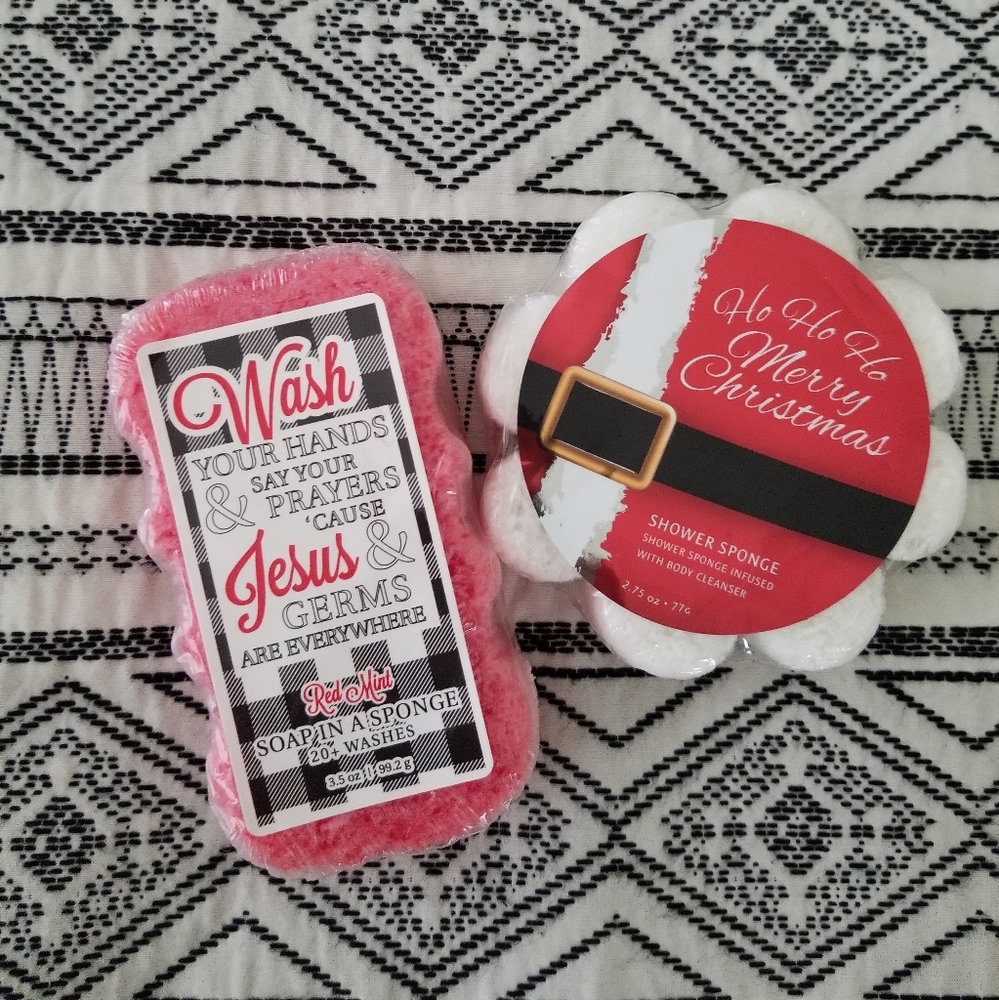 Caren Soap In Sponge Christmas Bundle